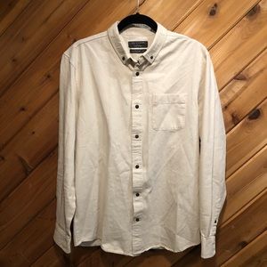 Primark beige button down large